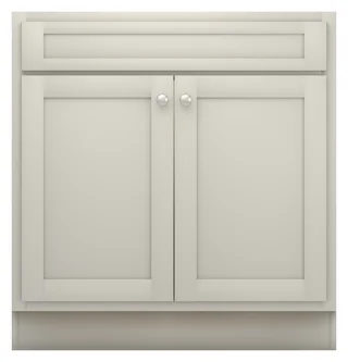 Brushhollow cabinet, painted