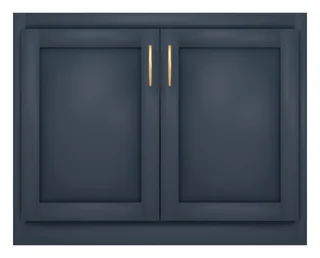 Brushhollow cabinet, painted