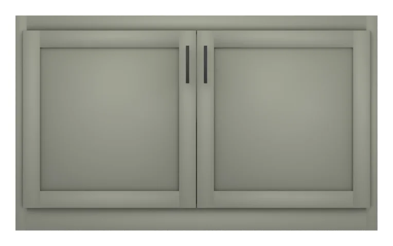Painted Brushhollow cabinet