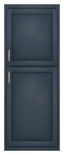 Brushhollow cabinet, painted